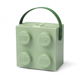 LEGO Box s rukojetí zelený